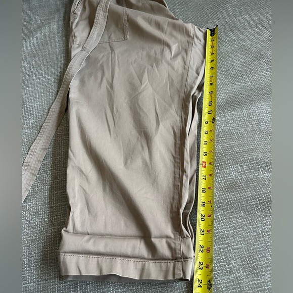 Lane Bryant Cropped Elastic Waist Pull On Tan Pants size 18-20 - Picture 7 of 10